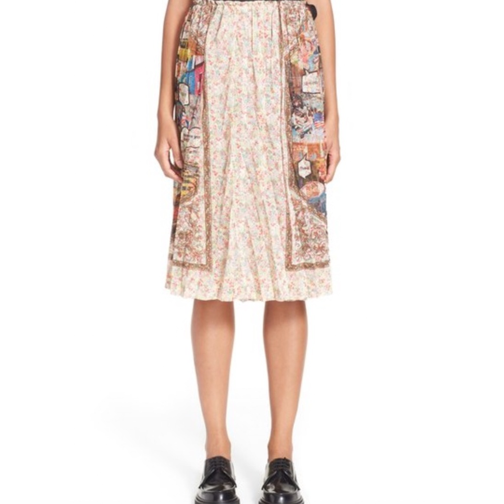 COMME des GARÇONS wrap midi skirt size M NWT